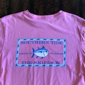Southern Tide Pink Short Sleeve Tee